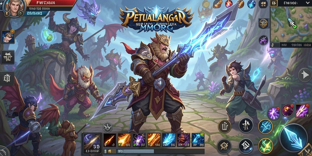 Tampilan gameplay menakjubkan dari FW66 dalam dunia MMORPG.