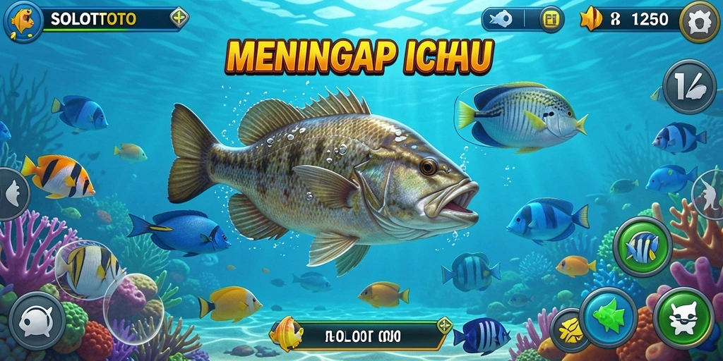 Tampilan menarik saat menangkap ikan dalam SOLOTOTO.