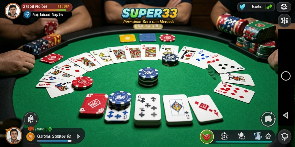 Tampilan gameplay seru dari SUPER33 dengan grafis menarik.